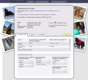 Kursorganisation mit 4else