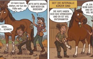 Comic Hufe Intervalle